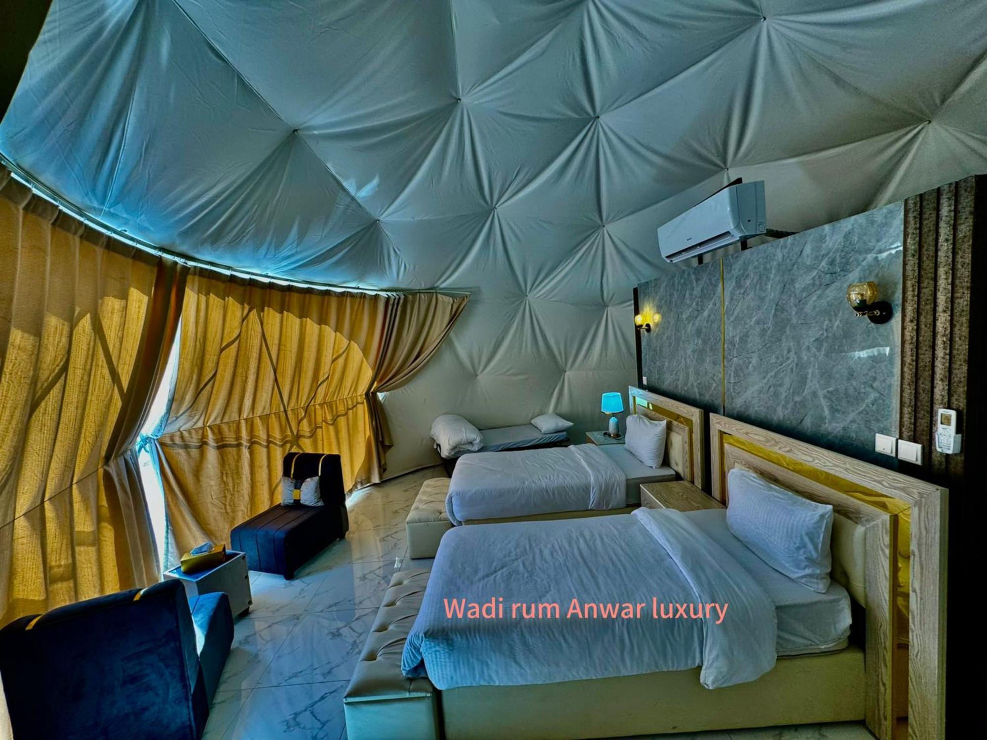 Wadi Rum Anwar Luxury Camp ภายนอก รูปภาพ